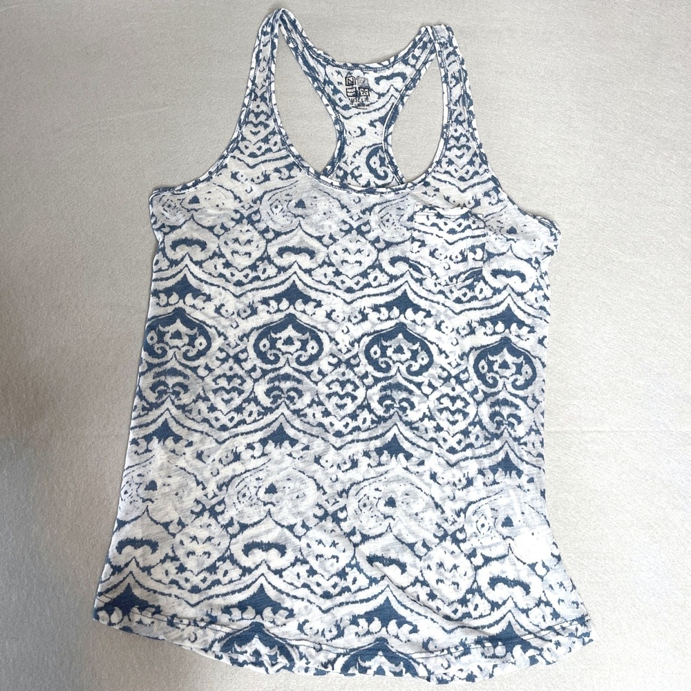Nollie‎ Surfer Burnout Paisley Tank Top Beach Boho